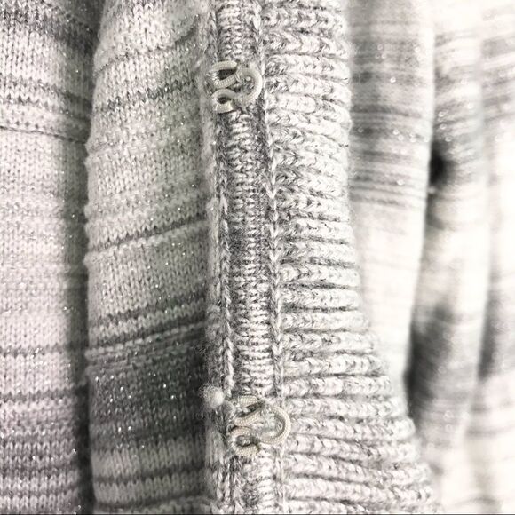 White House Black Market Ruffled Front Sweater - Picture 8 of 8